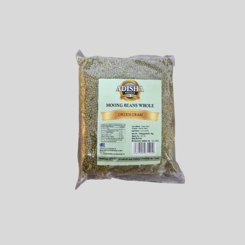 Adisha Whole Moong Beans - 1Kg