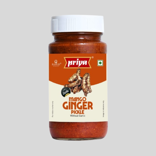 Priya- Mango (Avakaya) W/O Garlic pickle - 300g