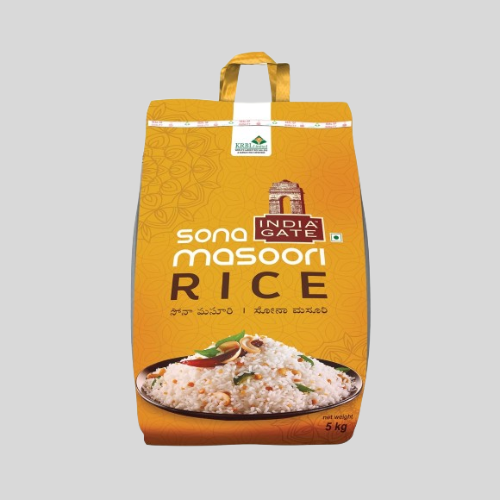 India Gate Sona Masoori Rice - 5kg