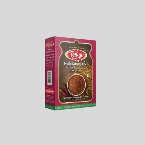 Telugu Nalla Karam Podi With Garlic - 100g