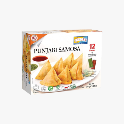 ASHOKA Samosa Punjabi Jumbo & Chutney 8 PCS 12 X 800 G