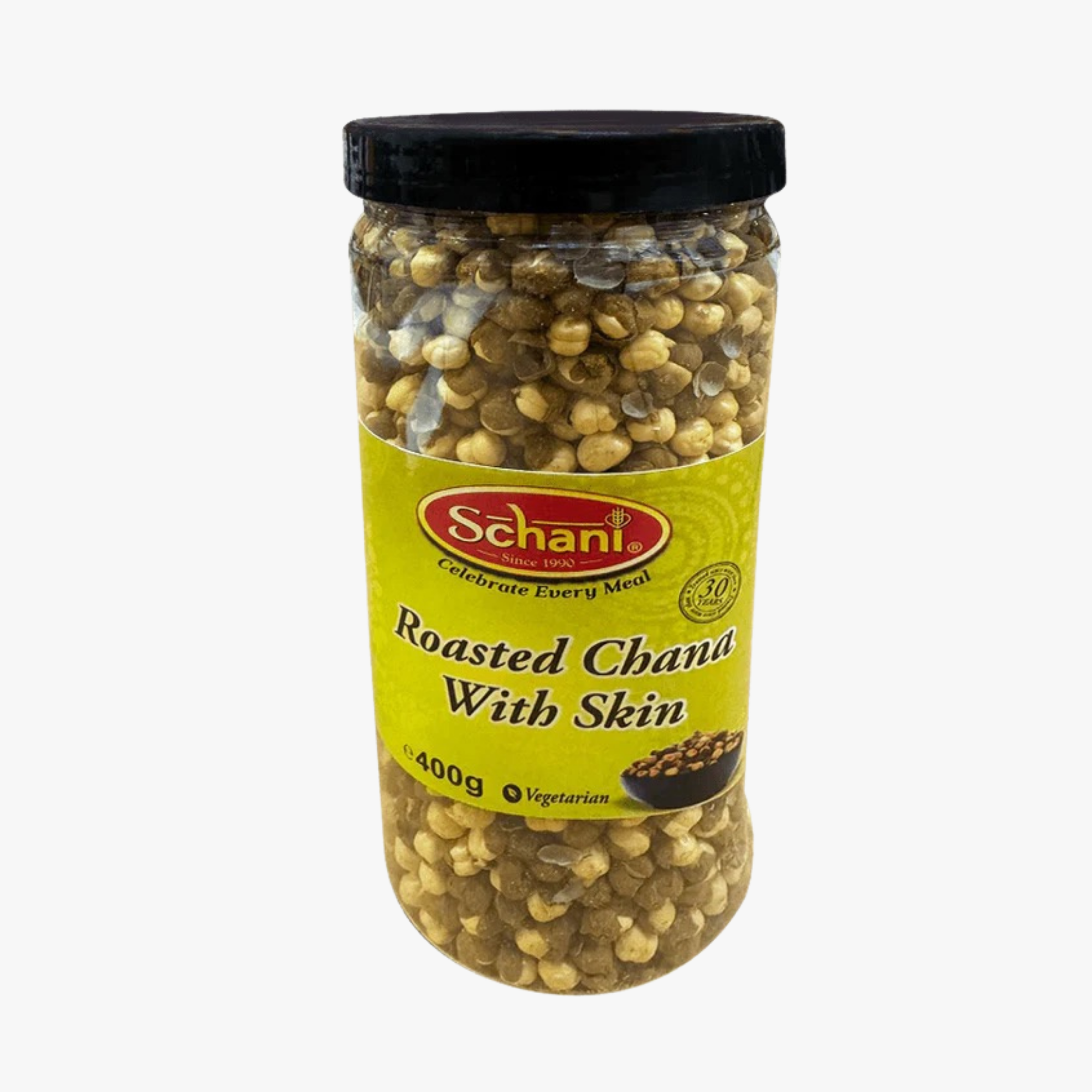 Schani Roasted Chana With Skin (Jar) - 400gm