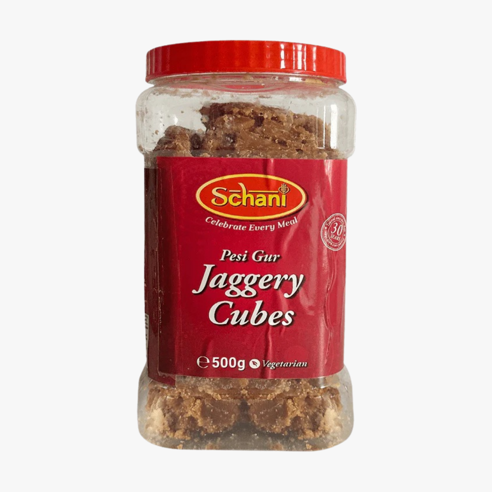 Schani Jaggery Cubes Pesi Gur Jar - 500gm