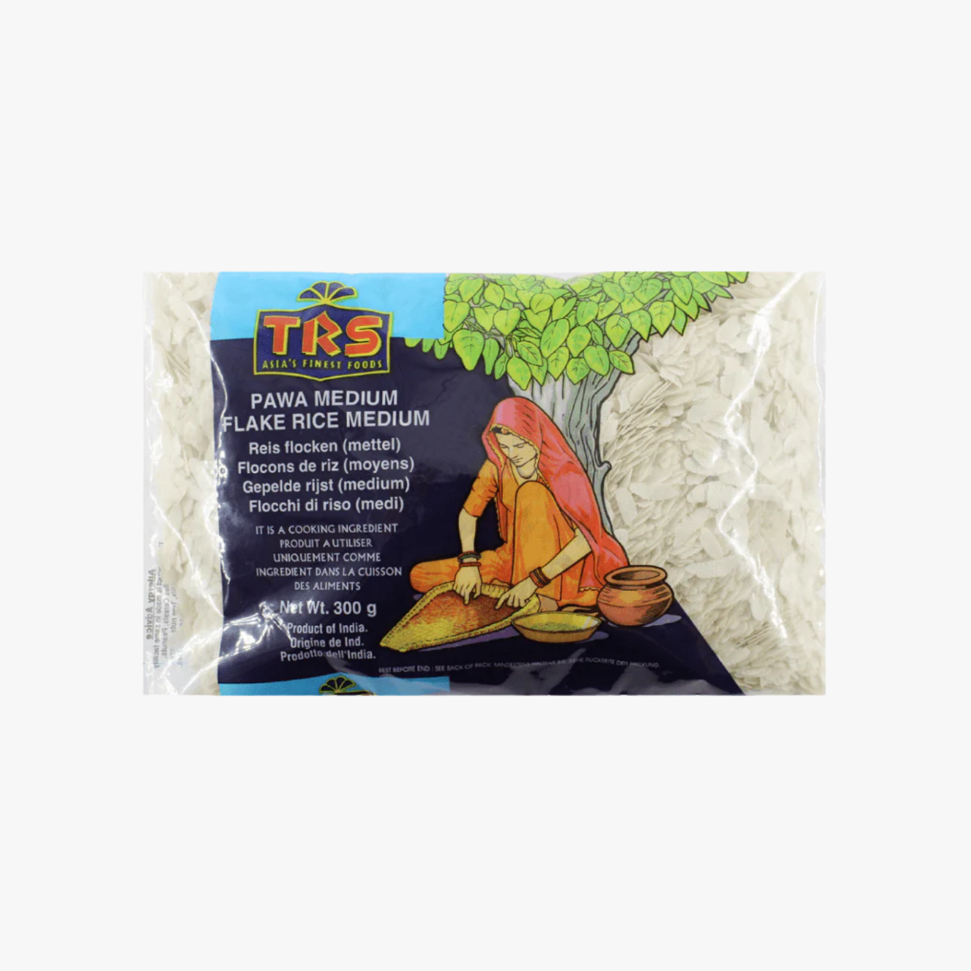 TRS Rice Flakes Medium (Poha) - 300gm