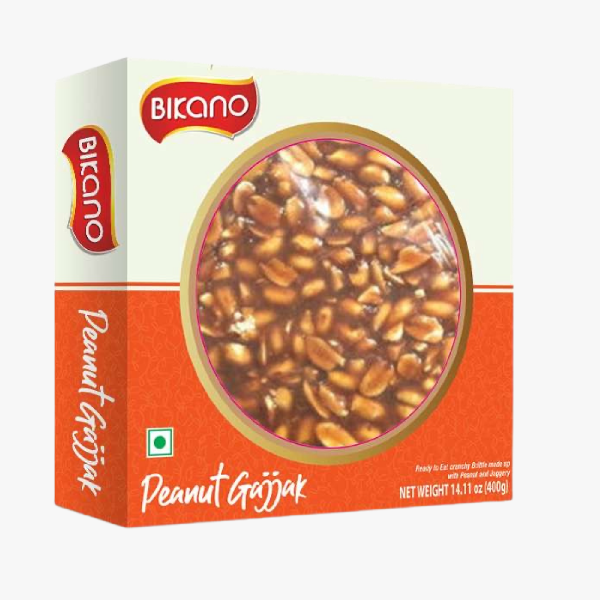Bikano Gajjak Peanuts Round Smasl - 400gm