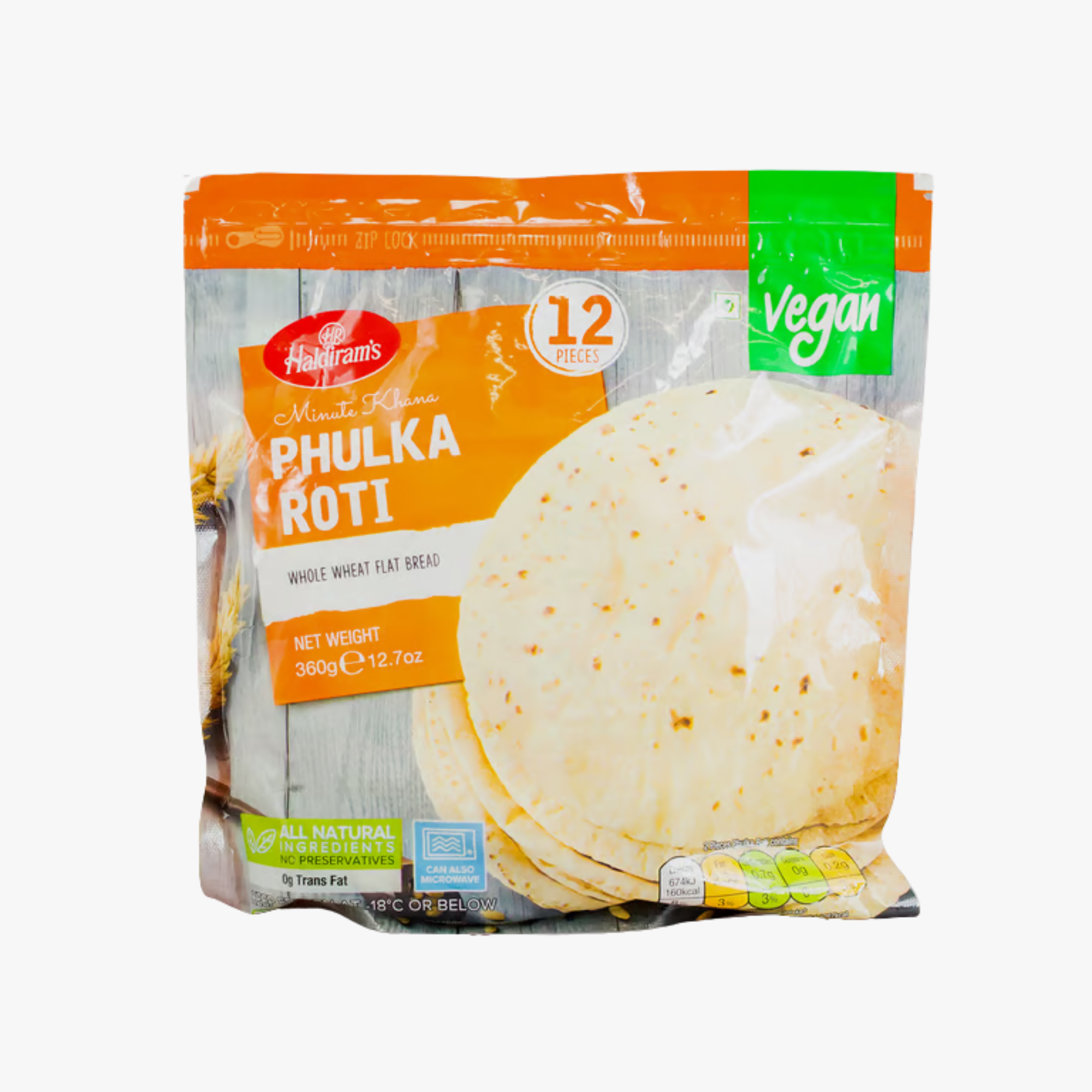 HR Froz. Phulka Roti - 360 gm