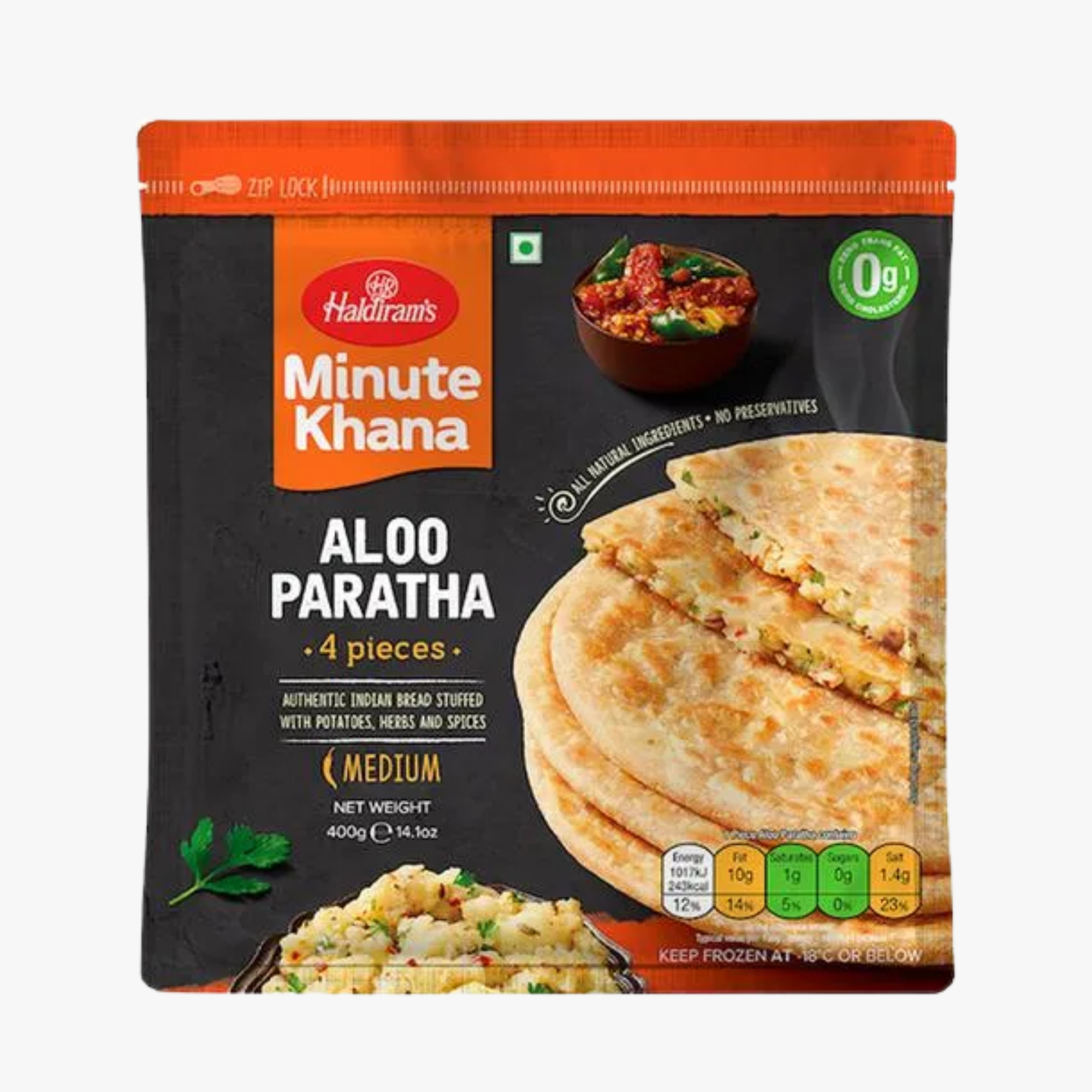 Haldiram Froz Aloo Paratha - 400gm