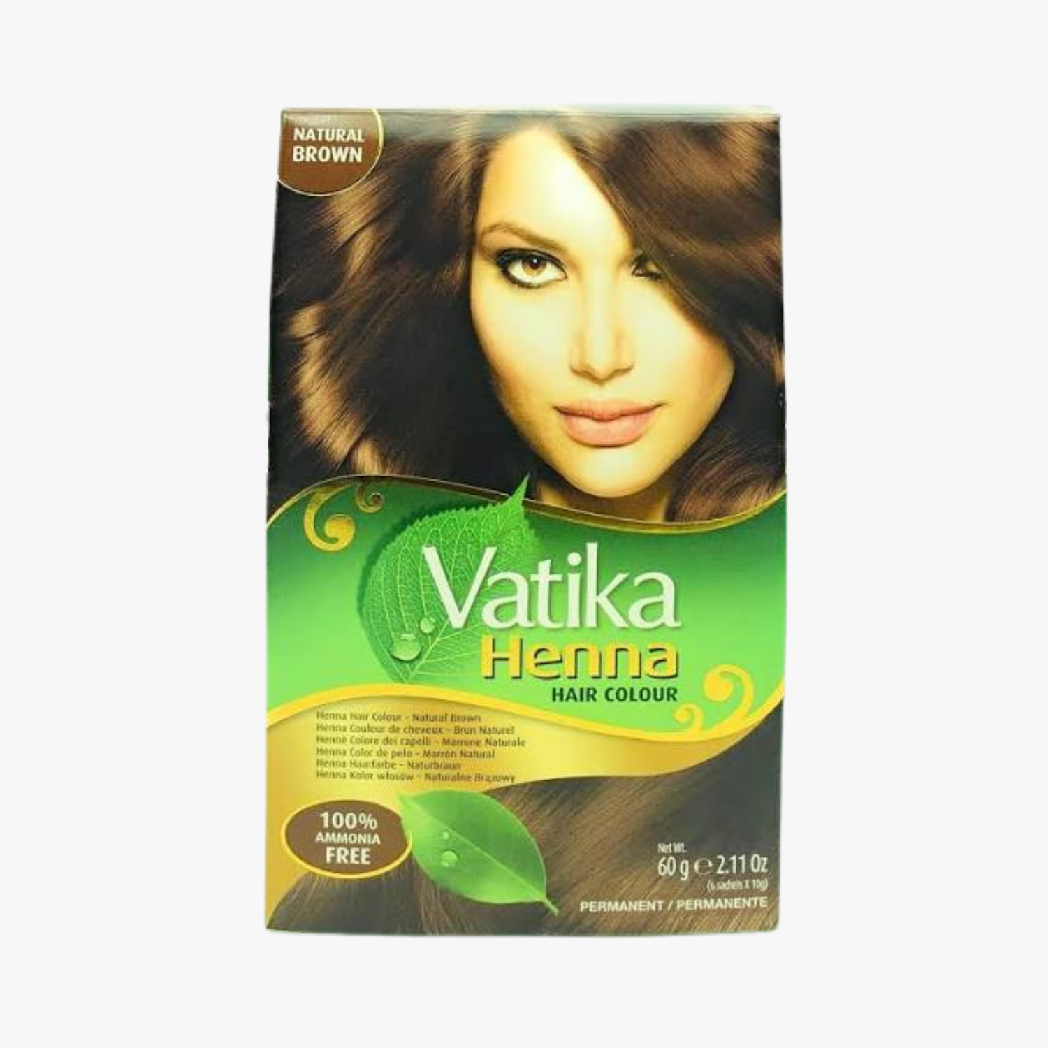 Dabur Vatika Henna Hair Colour Natural Brown - 60g