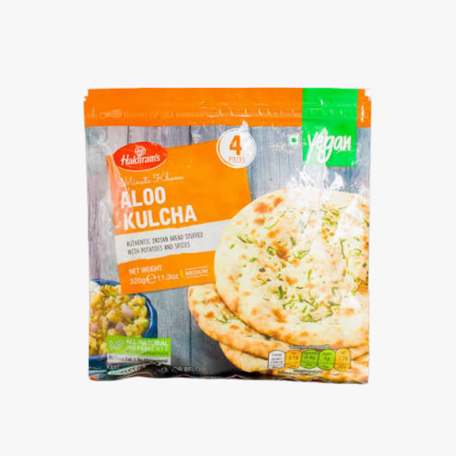 HR Frozen Aloo Kulcha - 320g